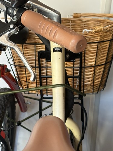 New metal framed bike basket - framed,