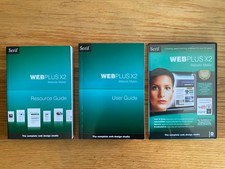 Serif WebPlus 12 (X2) Web Design software, Resource CD & User Guides for Windows