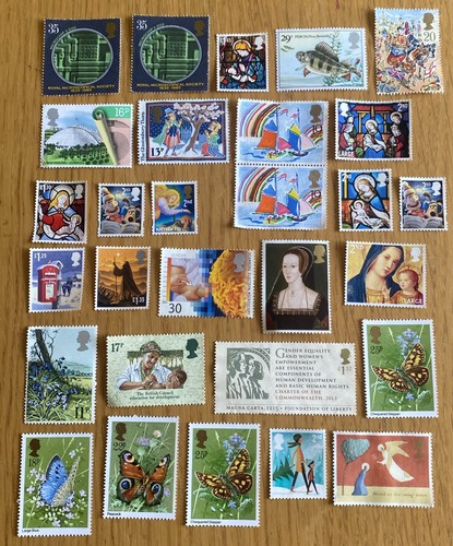 Unfranked gb stamps - £20,