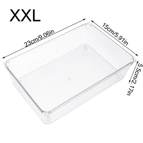 Clear acrylic drawer organizer - clear,