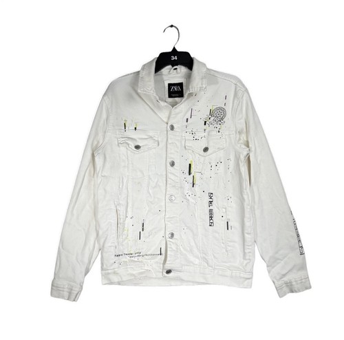 Zara denim jacket mens - zara, l