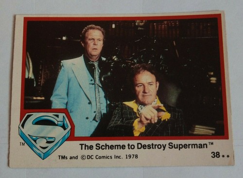 Topps vintage superman movie - superman,