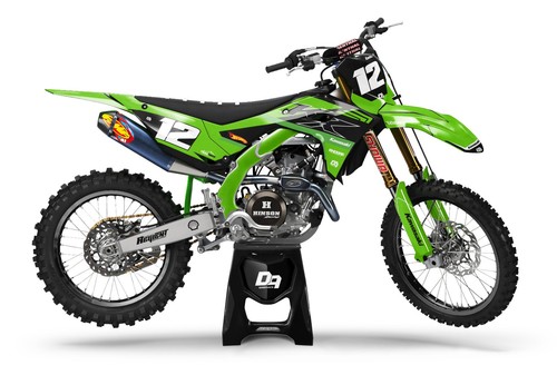 Kawasaki motocross graphics - motocross, mx