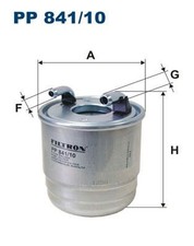 841 fuel filter - pp, 841/10
