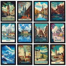 Vintage Travel Holiday Poster