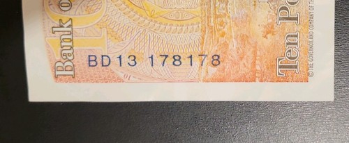 Polymer ten pound note - ten,