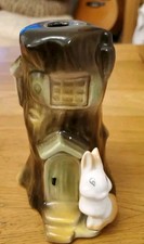 Rabbit Tree House Lamp Base 150mm - Eastgate Withernsea  Pottery England (2)