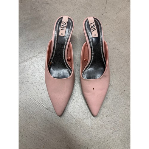Zara womens pink pointed toe - pink,