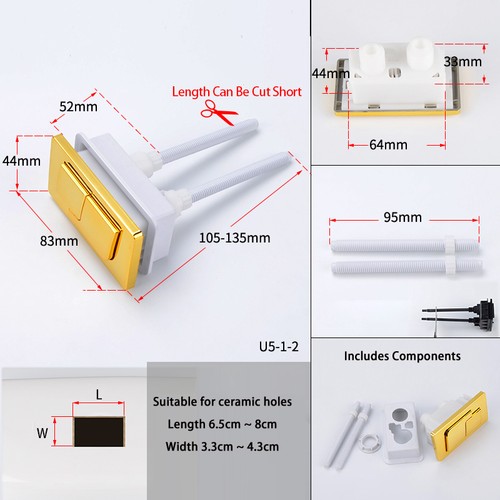 Dual flush button universal - dual,