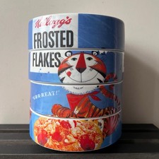 Vintage Kellog's Frosted Flakes Tiger Stackable Cereal Bowls x4 (2005 VERY GOOD)