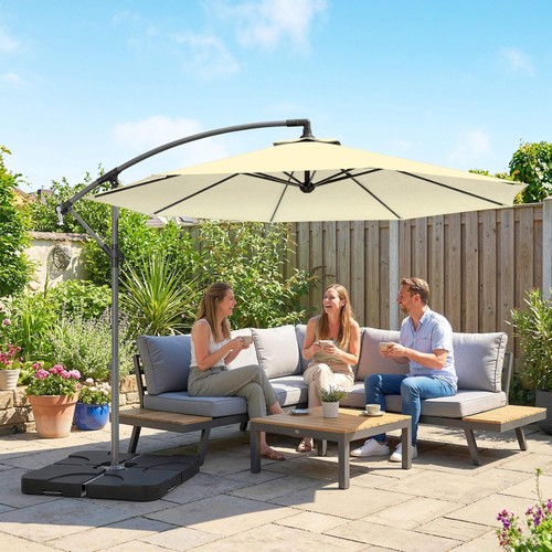 Outsunny overhanging - outsunny, 3m