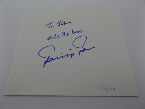 Autograph book page - x,