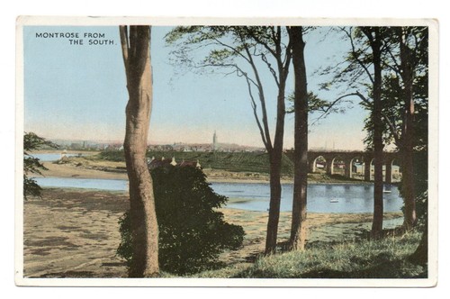 Antique postcard montrose from - montrose,