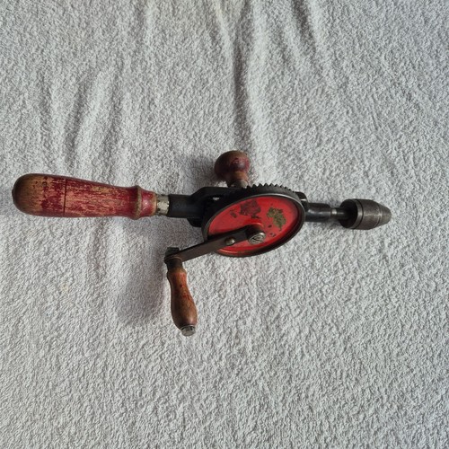 Vintage hand drill - hand, made
