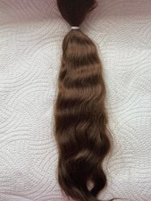 PREMIUM MEDIUM DARK BROWN MOHAIR (7) FOR REBORN DOLLS 10G