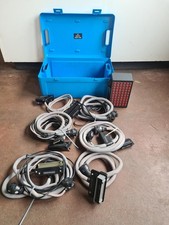 1980s Ford V.L. Churchill VLC Breakout Box, Cables Kit and 6 Leads.