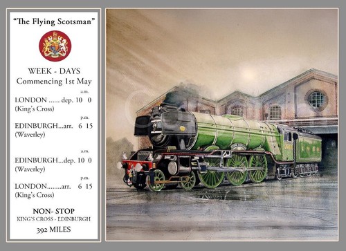 The flying scotsman - flying,
