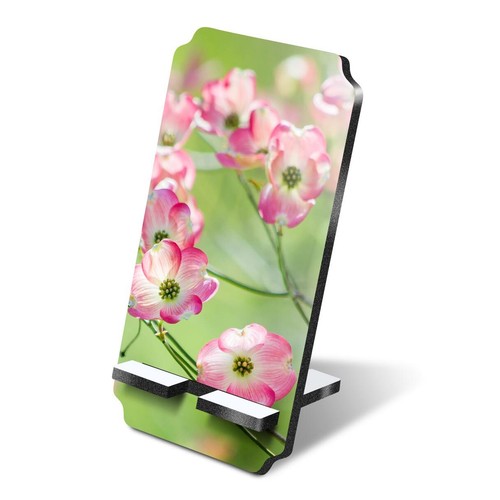 Mdf mobile phone stand pink - mobile,