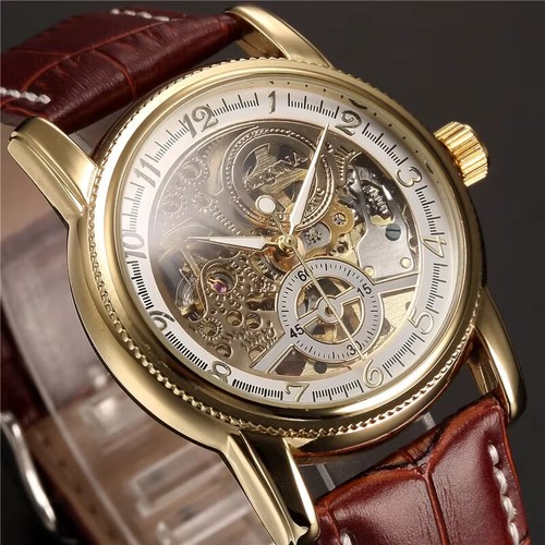 Mens wrist watch luxury golden - mens,