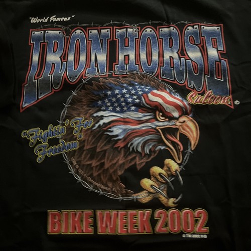 Vintage 90s iron horse saloon - iron,