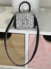 💞Handmade Black Grey Faux