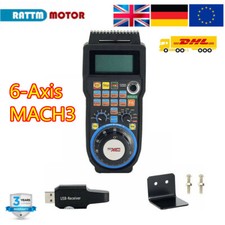 〖EU〗6 Axis CNC MACH3 Machine Wireless MPG Handwheel Remote Controller XHC WHB04B