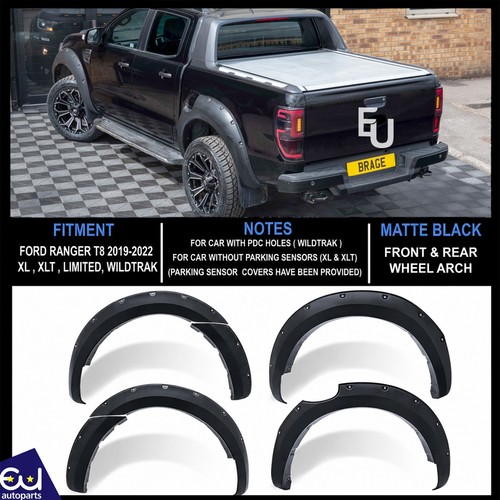 Matte black wheel arch - matte,