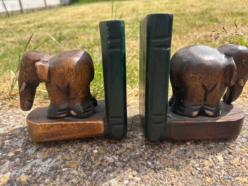 Vintage hand carved wood - hand,
