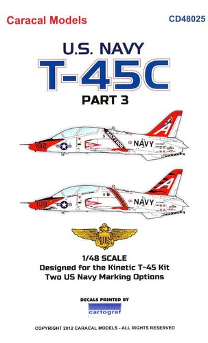 Caracal decals s - u.s., navy