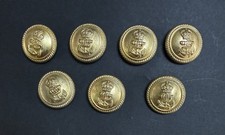 Brass Naval Buttons 20mm