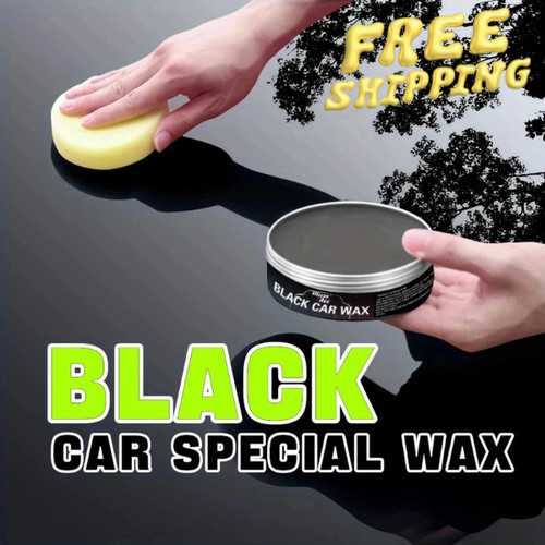 Black car wax professional - black,