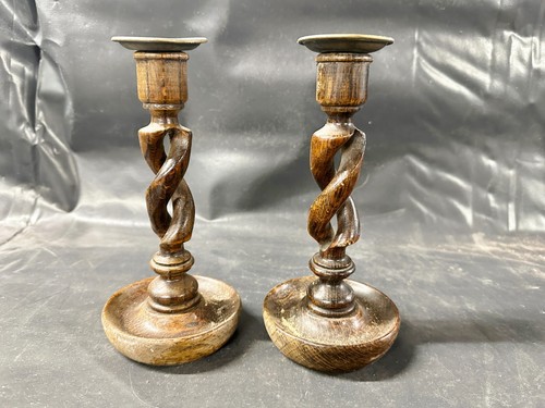 Vintage pair barley twist - vintage, of