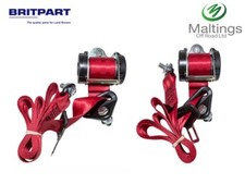 TD5 110 Double cab Rear Seat Belts LH+RH Red seat belts GA5060 Fits - Defender 