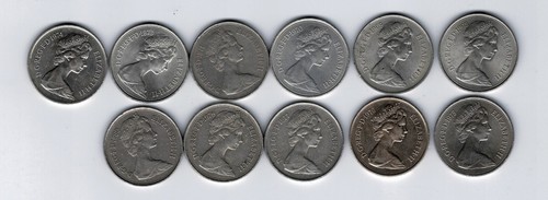 Different 10p ten pence - 11,