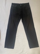 Vintage Hugo Boss Alabama Jeans Men's Black Regular Fit 100% Cotton W38 L34