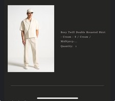 Boxy Twill Double Breasted