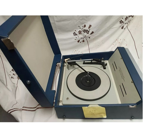 Used vintage record player - record,