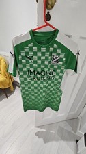 Swindon Town 2017/18 Away Green Shirt Puma Medium