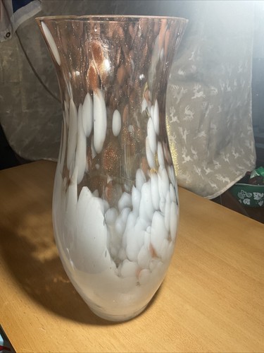 Large murano art glass vase - murano,