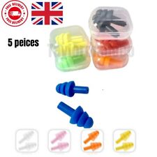 Ear Plugs 6 Pairs Soft Reusable Ear Plug for Noise Cancelling Sleep Swim & Work