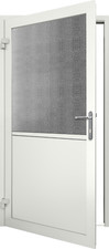 Aluminium personnel door - aluminium,