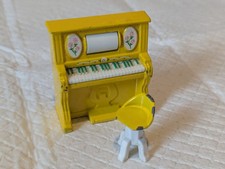 1980s Vintage MATTEL THE LITTLES Piano Stool Doll's House Furniture Complete