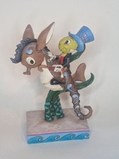 RARE WALT DISNEY TRADITIONS JIM SHORE JIMINY CRICKET HORSING AROUND 4043648 BNIB