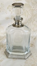 Vintage heavy glass - vintage, pewter