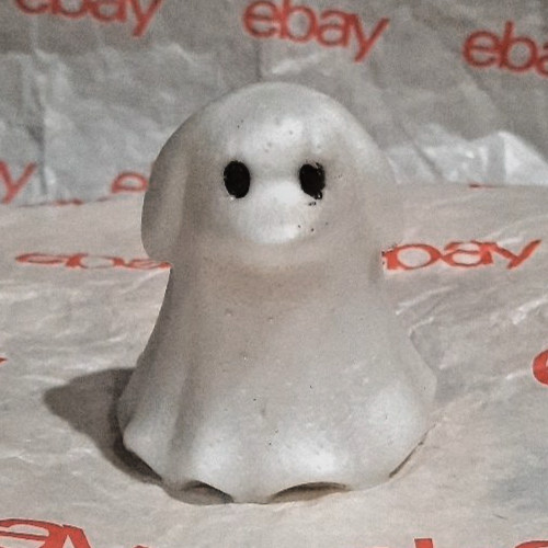Ghost dog figurine handmade - ghost,