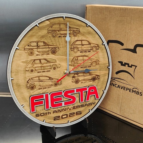Fiesta anniversary wall clock - anniversary,