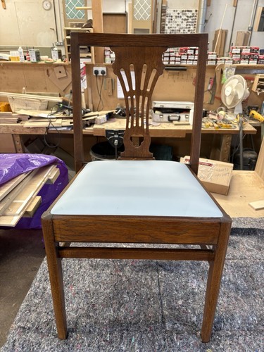 Solid oak chair - solid,