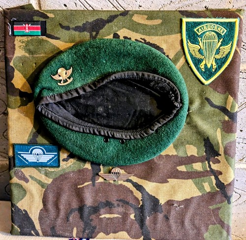 Kenya army airborne - kenya, green