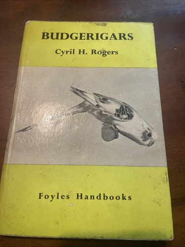 Vintage book budgerigars - vintage,