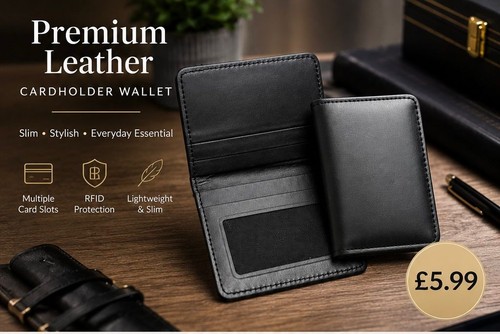 Men premium black leather - black,